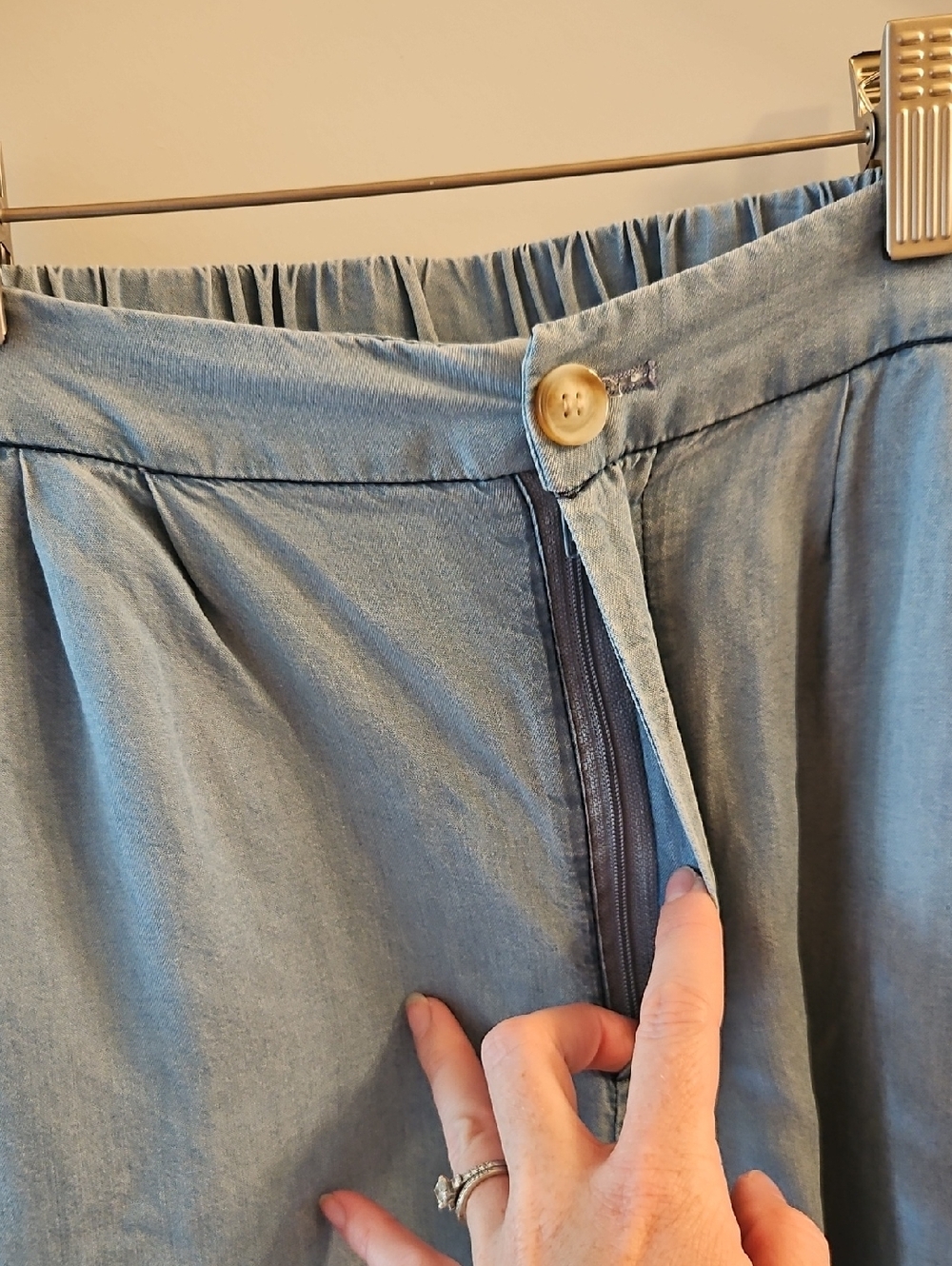 Bishop + Young Royale Marabella Wide Leg Pants, M, 8, Coastal, Euro-Summer - Picture 4 of 13